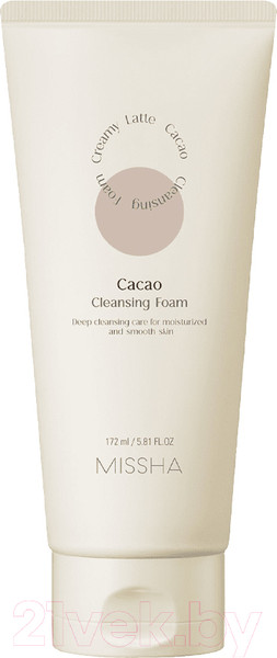 Изображение товара Пенка для умывания Missha Creamy Latte Cleansing Foam Cacao (172мл)