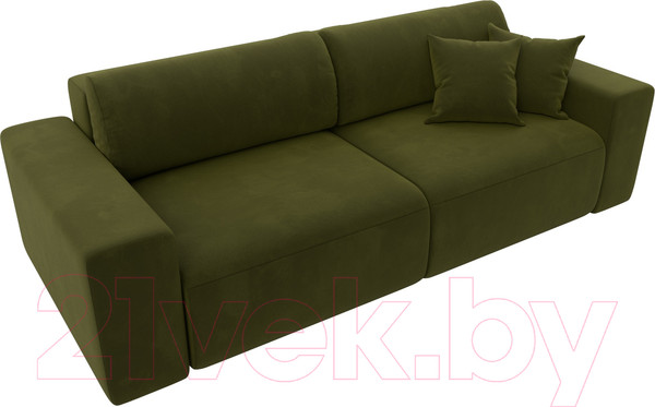 Изображение товара Диван Лига Диванов Лига-036 Классик / 121300 (микровельвет зеленый)