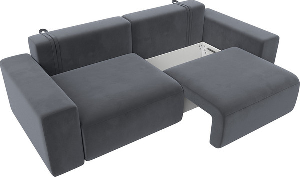 Изображение товара Диван Лига Диванов Лига-036 Классик / 121310 (велюр серый)