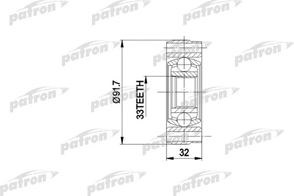 Изображение товара ШРУС Patron PCV3003
