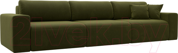 Изображение товара Диван Лига Диванов Лига-036 Классик Лонг / 121317 (микровельвет зеленый)