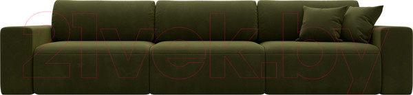 Изображение товара Диван Лига Диванов Лига-036 Классик Лонг / 121317 (микровельвет зеленый)
