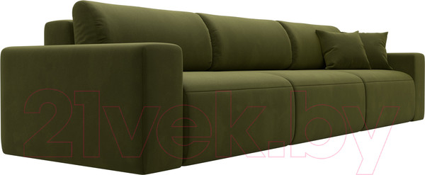 Изображение товара Диван Лига Диванов Лига-036 Классик Лонг / 121317 (микровельвет зеленый)