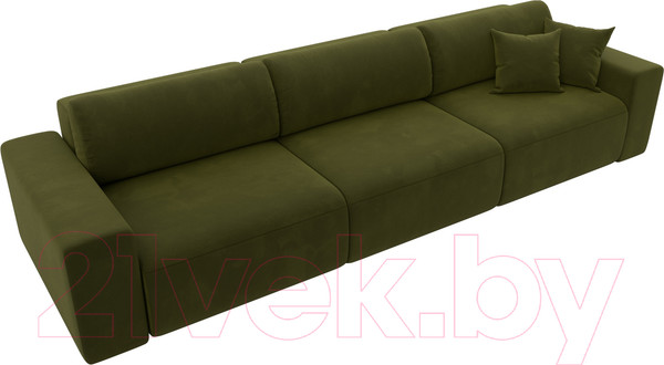 Изображение товара Диван Лига Диванов Лига-036 Классик Лонг / 121317 (микровельвет зеленый)