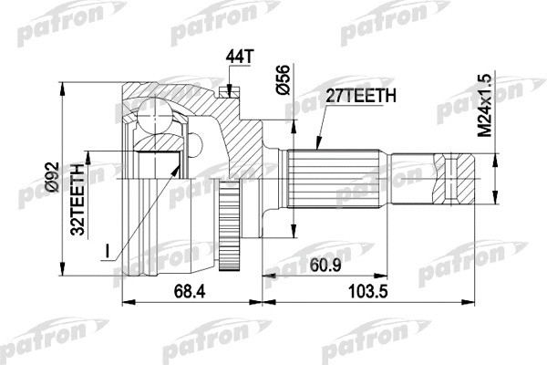 Изображение товара ШРУС Patron PCV1349