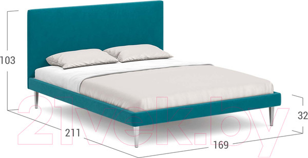 Изображение товара Двуспальная кровать Moon Family 1256 / MF007592