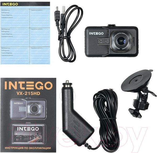 Изображение товара Автомобильный видеорегистратор Intego VX-215HD