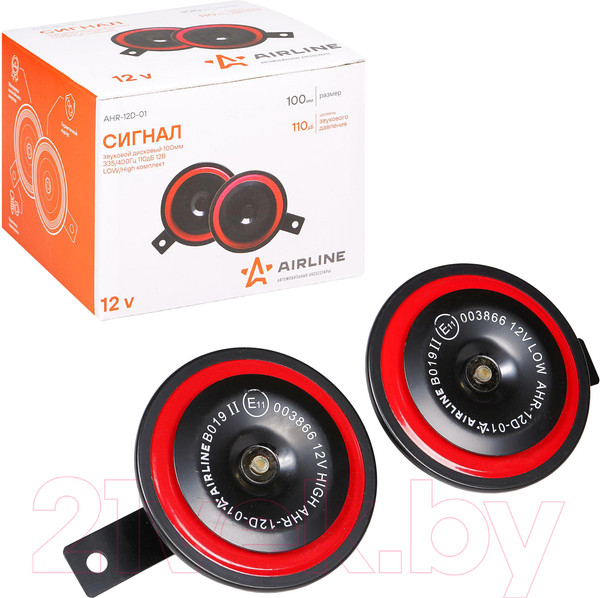 Изображение товара Набор сигналов автомобильных Airline AHR-12D-01