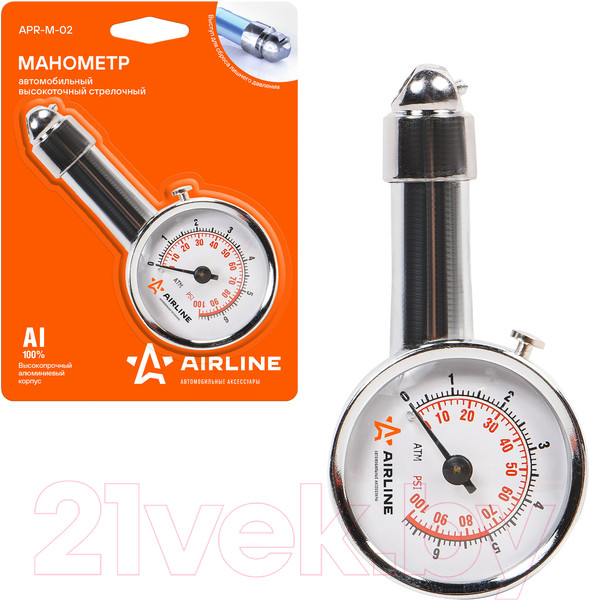 Изображение товара Манометр шинный Airline APR-M-02