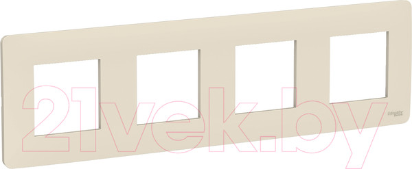 Изображение товара Рамка для выключателей и розеток Schneider Electric Unica NU200844