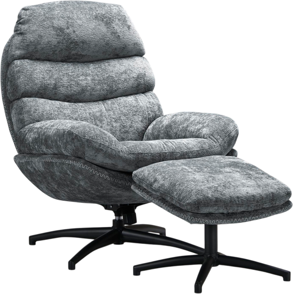 Изображение товара Кресло мягкое Halmar Dario (синий/черный)