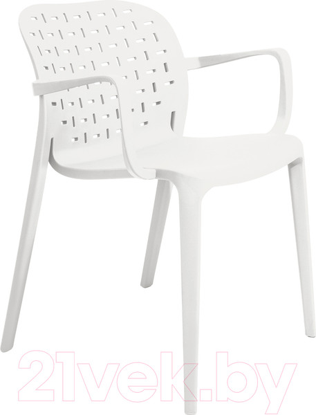 Изображение товара Стул пластиковый Ellastik Plast Kosmo Ola Dom (белый)