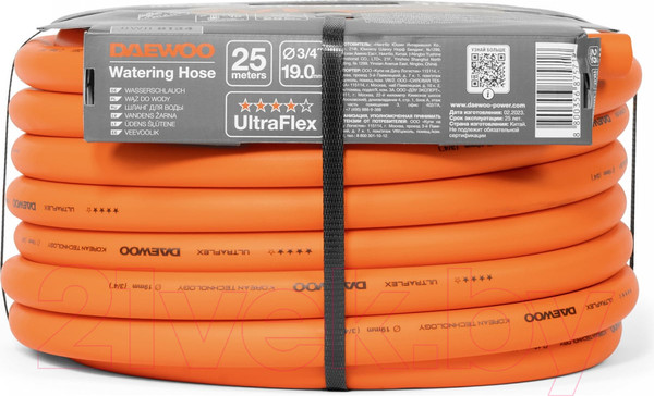 Изображение товара Шланг поливочный Daewoo Power UltraFlex 3/4 " / DWH 8134 (25м)
