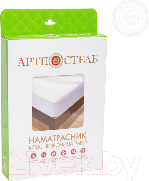Изображение товара Наматрасник защитный АртПостель Непромокаемый 3574 120x200 (бамбук)