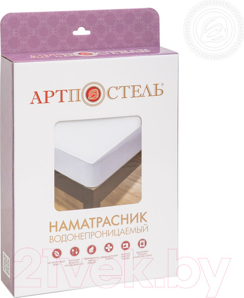Изображение товара Наматрасник защитный АртПостель Непромокаемый 3677 180x200 (велюр)
