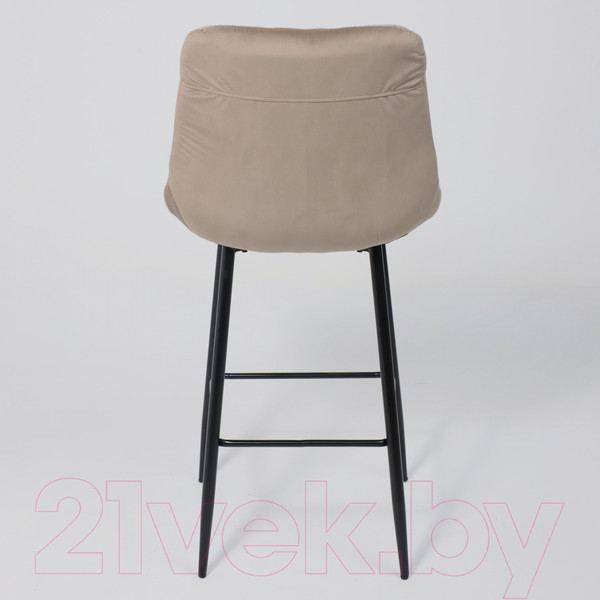 Изображение товара Стул барный AksHome Atina (бежевый велюр HLR-8/черный)