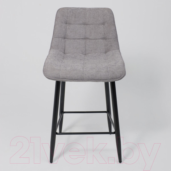 Изображение товара Стул барный AksHome Baron (серый микровелюр CD2302-26/черный)