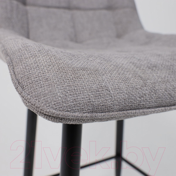 Изображение товара Стул барный AksHome Baron (серый микровелюр CD2302-26/черный)