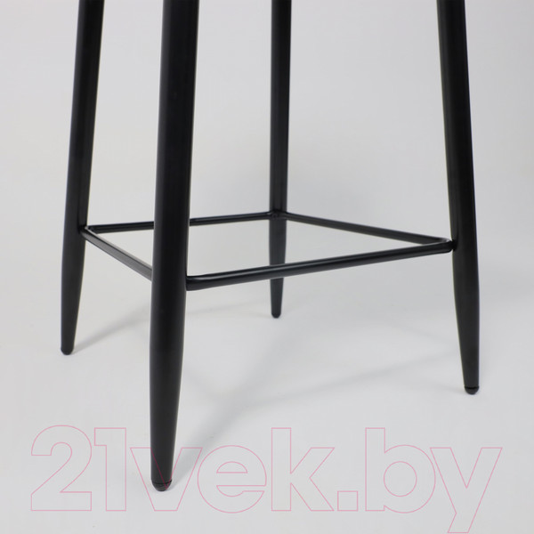 Изображение товара Стул барный AksHome Baron (серый микровелюр CD2302-26/черный)