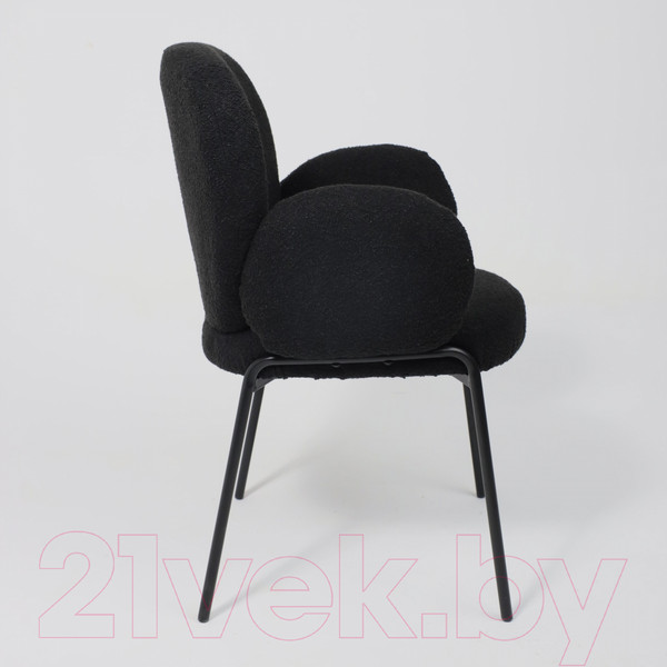 Изображение товара Кресло мягкое AksHome Charley (черный букле QQS15/черный)