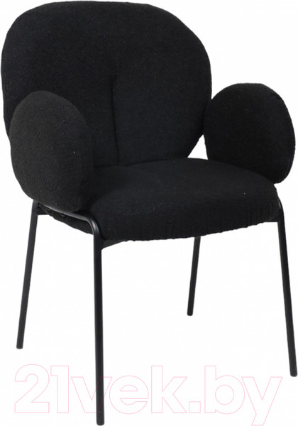 Изображение товара Кресло мягкое AksHome Charley (черный букле QQS15/черный)