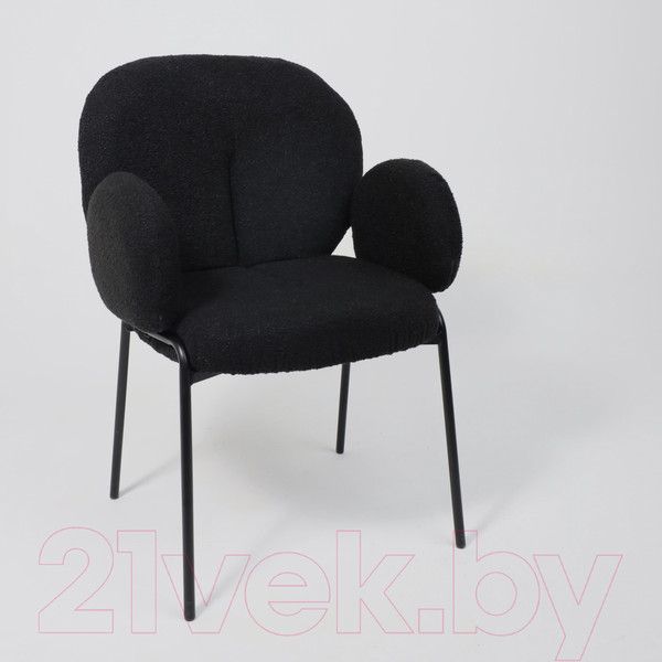 Изображение товара Кресло мягкое AksHome Charley (черный букле QQS15/черный)