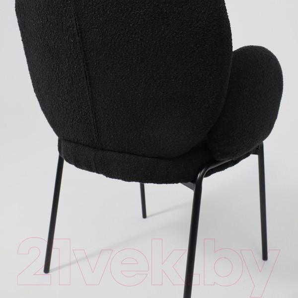 Изображение товара Кресло мягкое AksHome Charley (черный букле QQS15/черный)