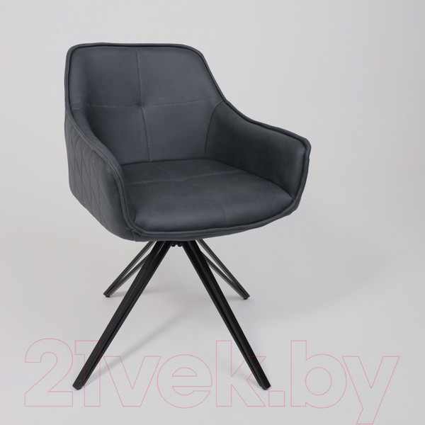 Изображение товара Стул AksHome Connor (темно-серый винтажный 878-14/черный)