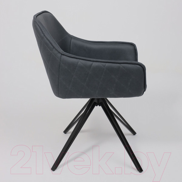 Изображение товара Стул AksHome Connor (темно-серый винтажный 878-14/черный)