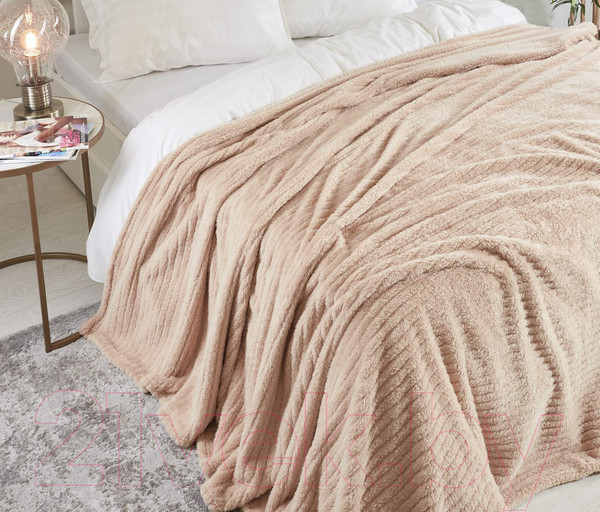 Изображение товара Плед АртПостель Грани 4011 (150x200, бежевый)