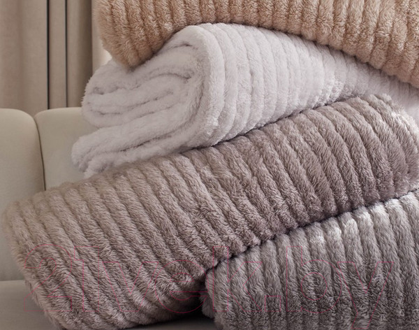 Изображение товара Плед АртПостель Грани 4013 (220x200, капучино)