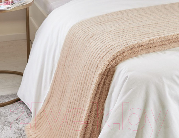 Изображение товара Плед АртПостель Грани 4011 (150x200, бежевый)