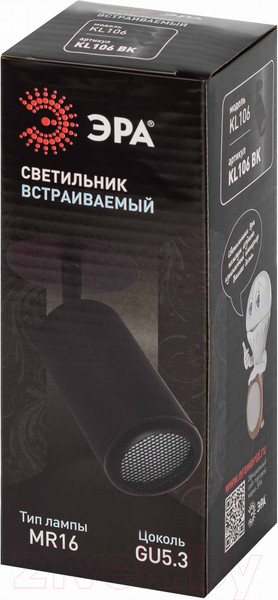 Изображение товара Спот ЭРА KL106 BK / Б0061623