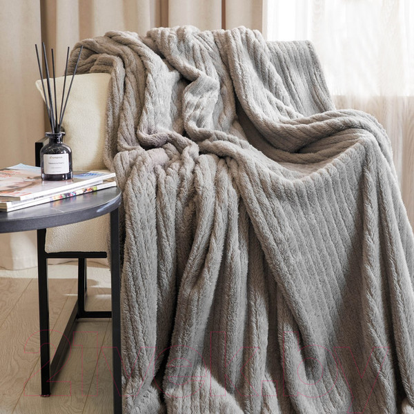 Изображение товара Плед АртПостель Грани 4011 (150x200, серый)