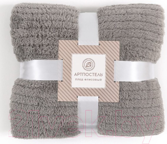 Изображение товара Плед АртПостель Грани 4011 (150x200, серый)