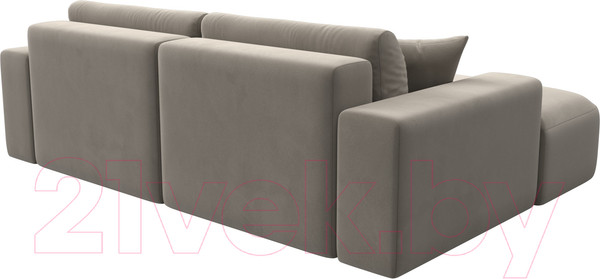 Изображение товара Диван угловой Лига Диванов Лига-036 Классик левый / 121364L (микровельвет бежевый)