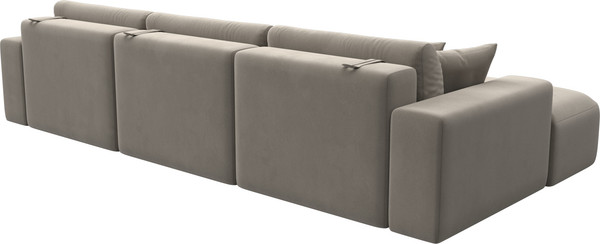 Изображение товара Диван угловой Лига Диванов Лига-036 Классик Лонг левый / 121381L (микровельвет бежевый)