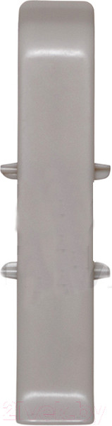 Изображение товара Соединитель для плинтуса Ideal Деконика 186 Алюминий (7см, 2шт, флоупак)