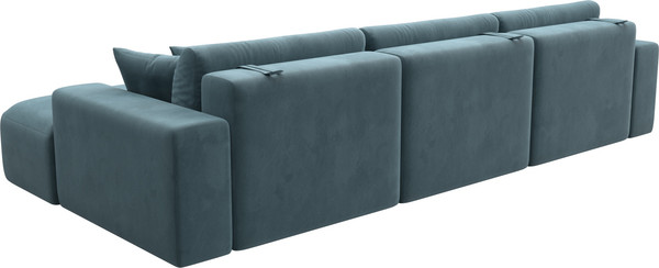 Изображение товара Диван угловой Лига Диванов Лига-036 Классик Лонг правый / 121391 (велюр бирюзовый)