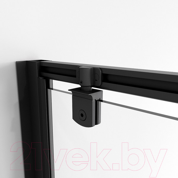 Изображение товара Душевая дверь Niagara NG-85-11AB 110x195 (черный матовый/прозрачное стекло)