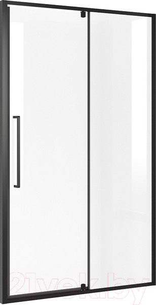 Изображение товара Душевая дверь Niagara NG-85-11AB 110x195 (черный матовый/прозрачное стекло)