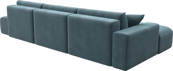 Изображение товара Диван угловой Лига Диванов Лига-036 Модерн Лонг левый / 121425L (велюр бирюзовый)