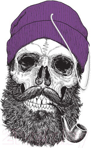 Изображение товара Ароматизатор автомобильный Aroma Car Cellulose Skull with a Pipe