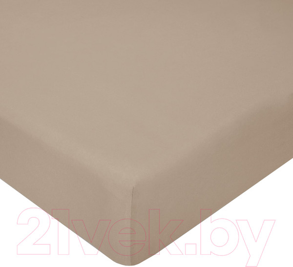 Изображение товара Простыня АртПостель На резинке Какао 255 (180x200x20)