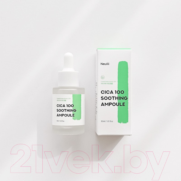 Изображение товара Сыворотка для лица Neulii Niacinamide Cica 100 Soothing Ampoule Успокаивающая (30мл)