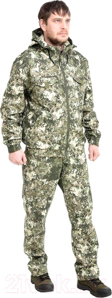 Изображение товара Костюм для охоты и рыбалки Helios Тайган T-KS-T-M4293-4XL-2 (р.56-58/182-188, КМФ мох)