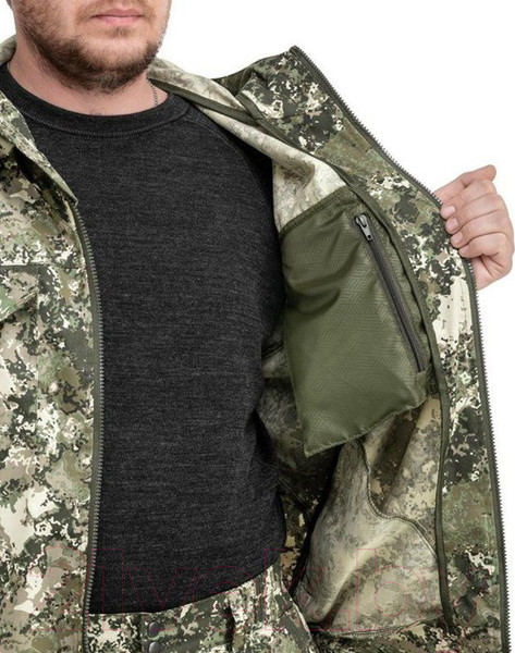 Изображение товара Костюм для охоты и рыбалки Helios Тайган T-KS-T-M4293-4XL-2 (р.56-58/182-188, КМФ мох)