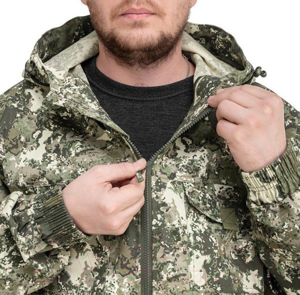 Изображение товара Костюм для охоты и рыбалки Helios Тайган T-KS-T-M4293-5XL-2 (р.60-62/182-188, КМФ мох)