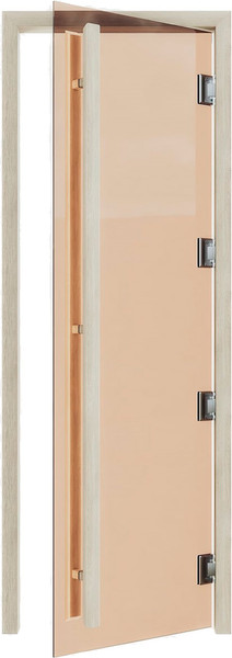 Изображение товара Стеклянная дверь для бани/сауны Doorwood Легенда 70x190 / DW03601 (бронза)