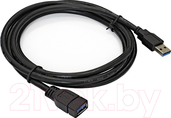 Изображение товара Удлинитель кабеля ExeGate EX-CC-USB3-AMAF-1.8 / EX284932RUS (1.8м)